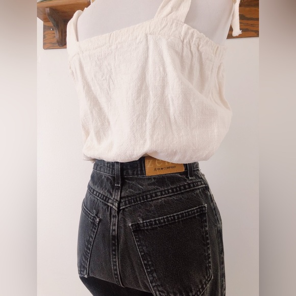 Vintage 90s High Waist Gray Jeans / Vintage High Waisted Jeans / Mom Jeans - Picture 8 of 8